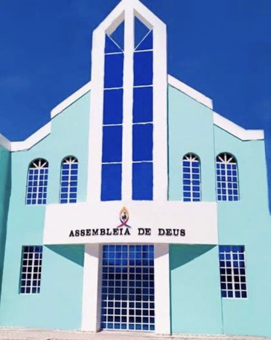 Fachada prevista do novo templo da Assembleia de Deus em Porto da Rua
